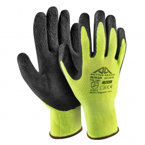 Cimdi ar melnu putu lateksa pārklājumu ACTIVE GRIP G1190