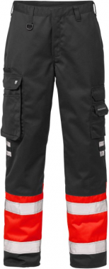 Vīriešu augstas redzamības darba bikses Fristads Hi-Vis 114099 (213 PLU) ar CORDURA® pastiprinājumiem