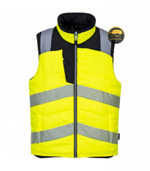 DIVPUSĒJA HI-VIS VESTE DZELTENA/MELNA 1942L