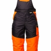 High visibility insulated half overall Florian / Christian 22716 yellow/blue