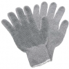 Knitted textile work gloves 589