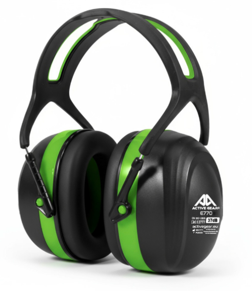 ACTIVE GEAR E770 – premium prettrokšņa austiņas, SNR 37 dB