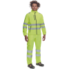 ALMERIA HV FLEECE yellow Hi-Vis fleece jacket