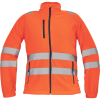 ALMERIA HV FLEECE yellow Hi-Vis fleece jacket