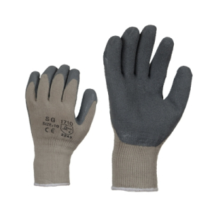 Теплые вязаные перчатки 17