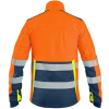Augstas redzamības Softshell jaka CXS BENSON – ūdensizturīga, EN ISO 20471 (S–4XL)