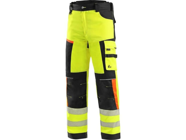 Augstas redzamības darba bikses CXS BENSON ar CORDURA un EN ISO 20471 (48–68)