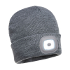 Beanie LED Head Light USB Rechargeable Black B029
