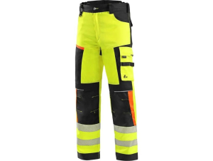 Сигнальные рабочие брюки CXS BENSON с CORDURA, EN ISO 20471 (48–68)