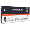 DISPOSABLE NITRILE GLOVES GERMAN SPOONBILL, BLACK