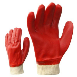 PVC Coated Work Gloves Art. 055 – Chemical & Oil Resistant Gloves with Cotton Lining | EN 388 | EN ISO 21420:2020