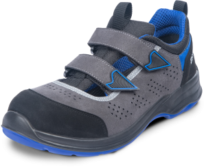 COMO MF ESD S1PS SR Safety Sandals Grey/Navy – Lightweight Breathable Metal-Free Work Shoes
