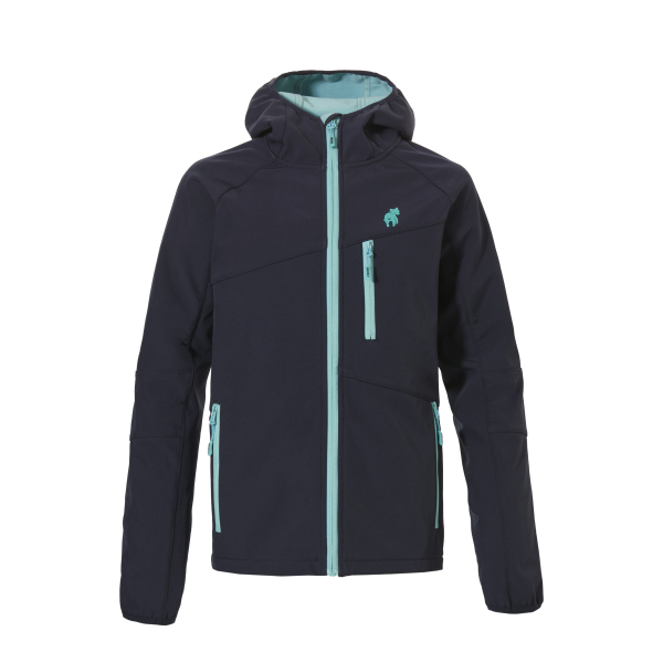 Grizzly Softshell — Kids' Windproof Softshell Jacket with Hood
