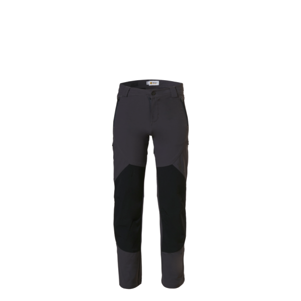 Grizzly Trousers Grey — Kids' Windproof Anti-Tick Trousers with Adjustable Waist