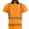 HIGH VISIBILITY POLO SHIRT WITH SHORT SLEEVES HI-VIS BOSAFETY TS-S171