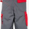 Half overalls 100806-866 Fristads 1009 LUXE, grey/red