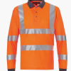 Hi-Vis противоклещевая рубашка поло с длинными рукавами SAFETYLINE 117.003.