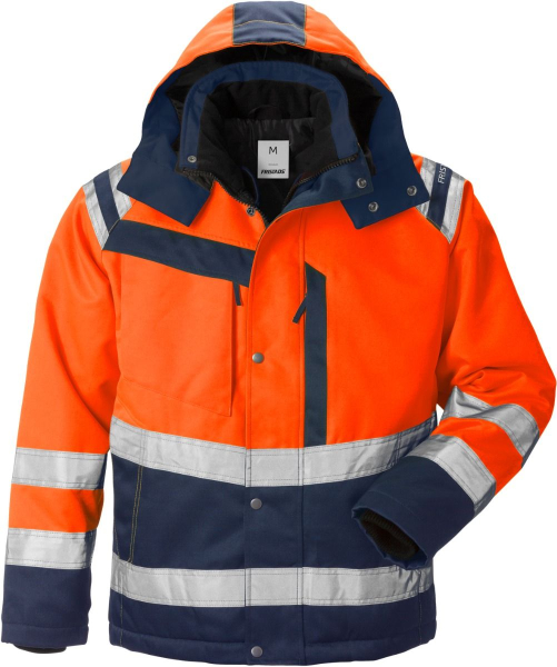 High Visibility Warm Long Hi-Vis Work Jacket FRISTADS 4043PP 119630