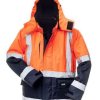 High visibility warm jacket with hood Canvas C2 0311