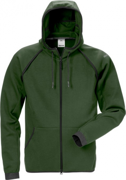 Hooded sweat jacket Fristads 129480 (7462 DF)