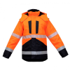 JACKET HIGH VISIBILITY OXFORD HI-VIS ORANGE/BLUE
