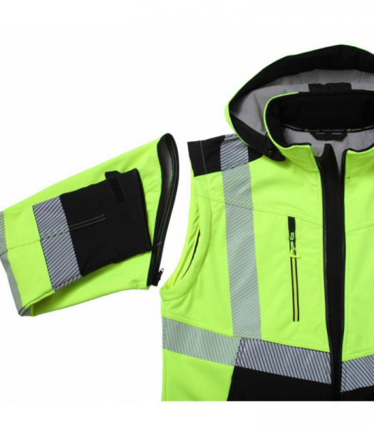 Removable Sleeves Hi Vis Winter Coat SIOEN Sparrow Hi-vis Winter