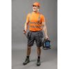 JURAL II augstas redzamības T-krekls oranžs HT5K953-XL | poliestera-kokvilnas darba T-krekls