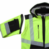 КУРТКА TRANSFORMER SOFTSHELL ПОВЫШЕННОЙ ВИДИМОСТИ СО СЪЕМНЫМИ РУКАВАМИ, HI-VIS, BoSafety
