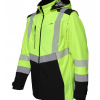 КУРТКА TRANSFORMER SOFTSHELL ПОВЫШЕННОЙ ВИДИМОСТИ СО СЪЕМНЫМИ РУКАВАМИ, HI-VIS, BoSafety