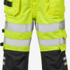 Качественные брюки 3/4 Hi-Vis 2027 PLU Fristads 100976-196, желтые