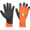 Knitted warm work gloves Arvensis with latex coating