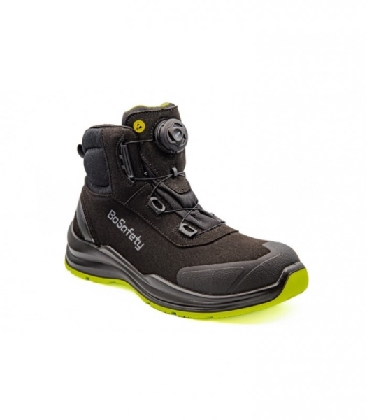 LEONIDIO-MOZ S3S ESD FO WPA SR – work boots with plastic toe cap, Kevlar midsole, and MOZ quick lacing system
