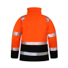LUMI HI-VIS Winter Work Jacket, Bright Orange/Black,