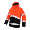 LUMI HI-VIS Winter Work Jacket, Bright Orange/Black,