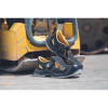 Leather sandals Black knight metal free S1P