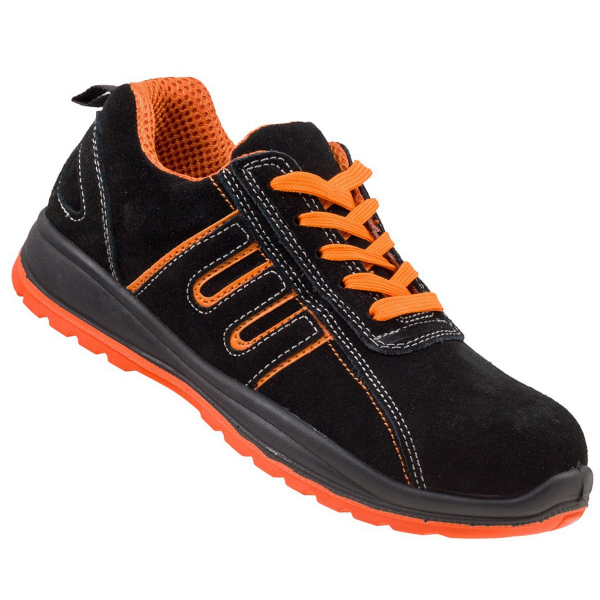 Leather work shoes 261 S1 with metal toe cap