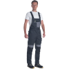 MAX ECO STRETCH Work Bib Pants with Elastic Waist and Reflective Elements
