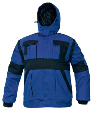 Siltā darba jaka MAX Winter J 2in1, zila