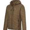 Мужская куртка Padded Green – лёгкая утеплённая с капюшоном, для весны/осени, подходит для outdoor и защиты от насекомых