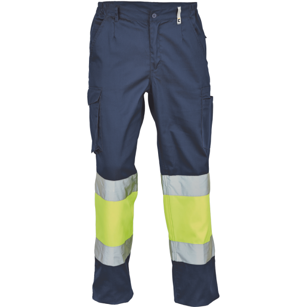 Мужские узкие рабочие брюки Bilbao HI-VIS
