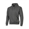 NIERS cotton hoodie grey melange Hogert HT5K379