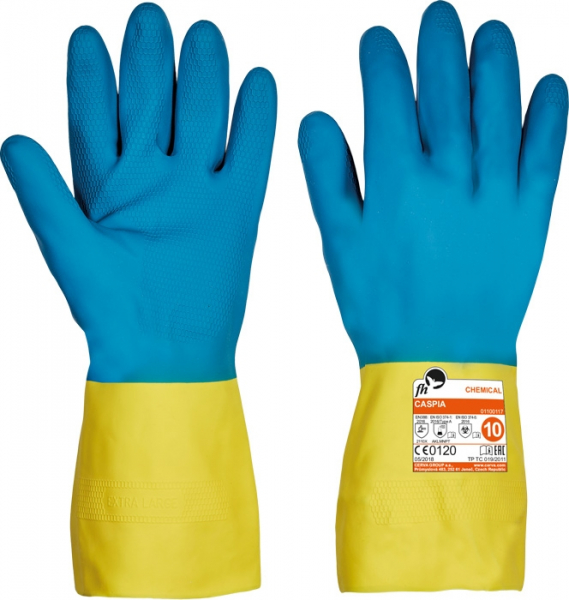 Natural latex gloves CASPIA