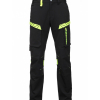 PANTS 4-WAY STRETCH URBAN BLACK WITH HI-VIS YELLOW DETAILS (URBAN-002)