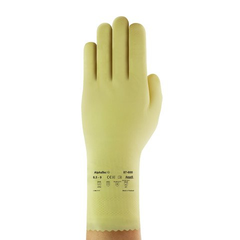  Перчатки химически стойкие, латексные DuzmorPlus Ansell 87-600