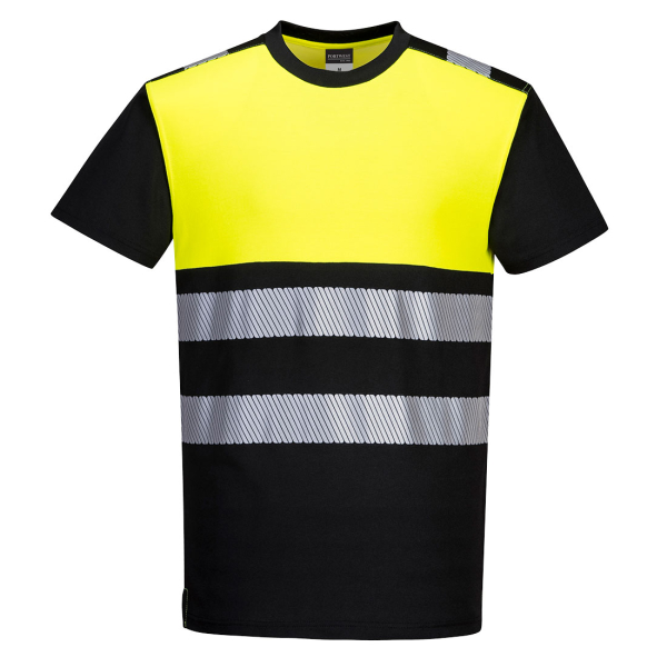 Portwest PW311 PW3 Hi-Vis T-krekls Klase 1 | Atstarojošs Darba T-krekls ar HiVisTex Pro Lenti