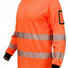 RICO LONG Augstas Redzamības T-krekls ar Garām Piedurknēm – 2. Klase | EN ISO 20471 | BoSafety