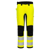 Рабочие брюки CD848 WX2 ECO Hi-Vis Stretch – желто-черные, с отражающими элементами