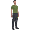  SHELDON pants anthracite/yellow