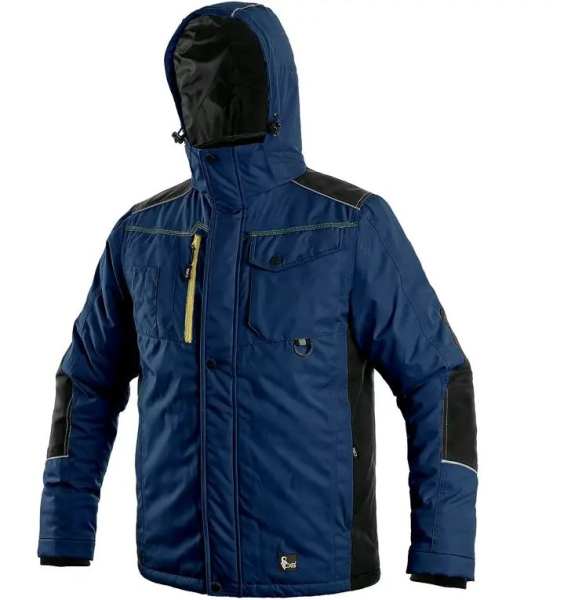 Siltināta jaka  BALTIMORE, zila, XL
