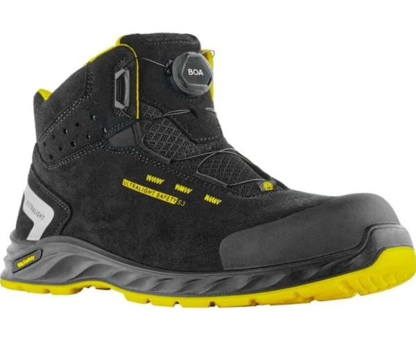Suede Lace Up Boots 2290-S3 BOA WISCONSIN